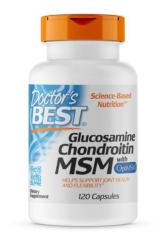 pensioen luisteraar Lam Doctor's Best Glucosamine - Chondroitin - MSM - 120 caps | Beste Prijs