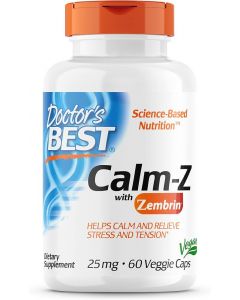 Doctor's Best - Calm-Z with Zembrin - 25 mg -  60 v-caps